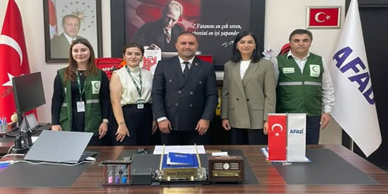 Yeşilay Kars Şubesi’nden AFAD’a Ziyaret