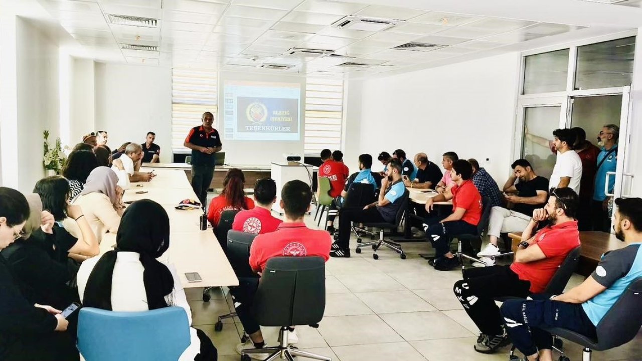 Elazığ’da Afet Farkındalık Eğitimi ve Tatbikatı