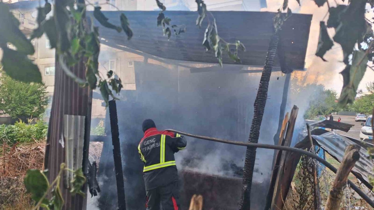 Tandırda unutulan köz yangına neden oldu