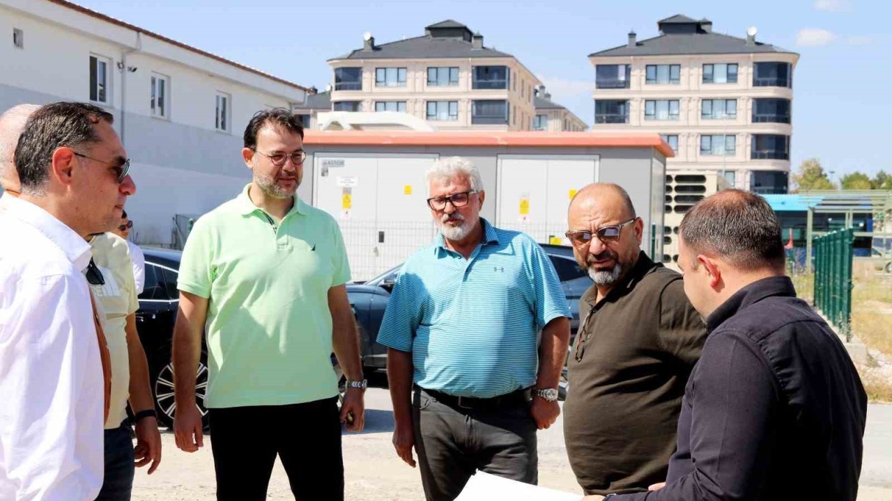 Kütahya OSB yönetiminden 112 Acil Sağlık Hizmetleri İstasyonu inşaatında inceleme