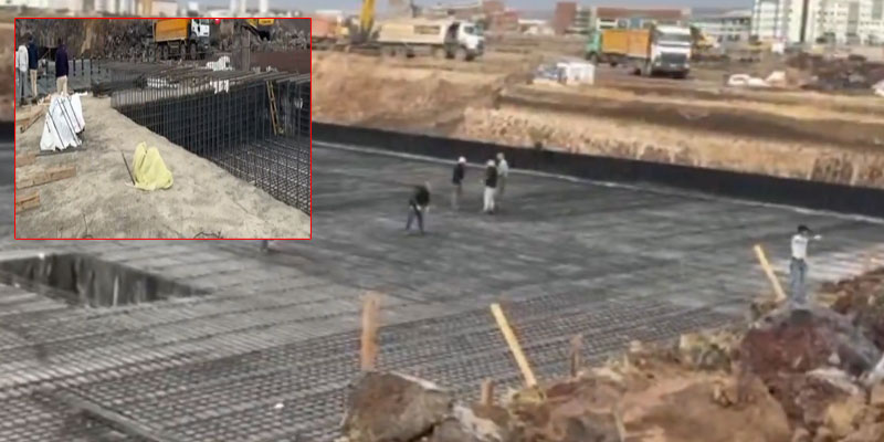 500 Yataklı Kars Bölge Devlet Hastanesi'nin Temeli bitmek üzere