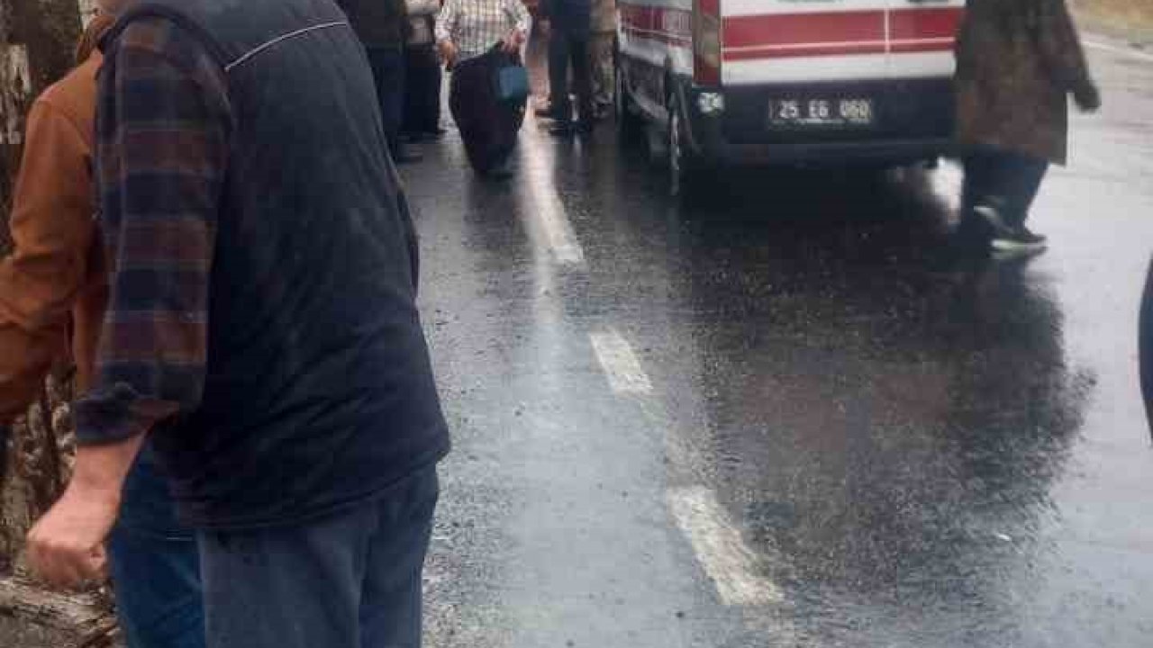 İspir’de koyun yüklü tır devrildi: Can pazarı yaşandı