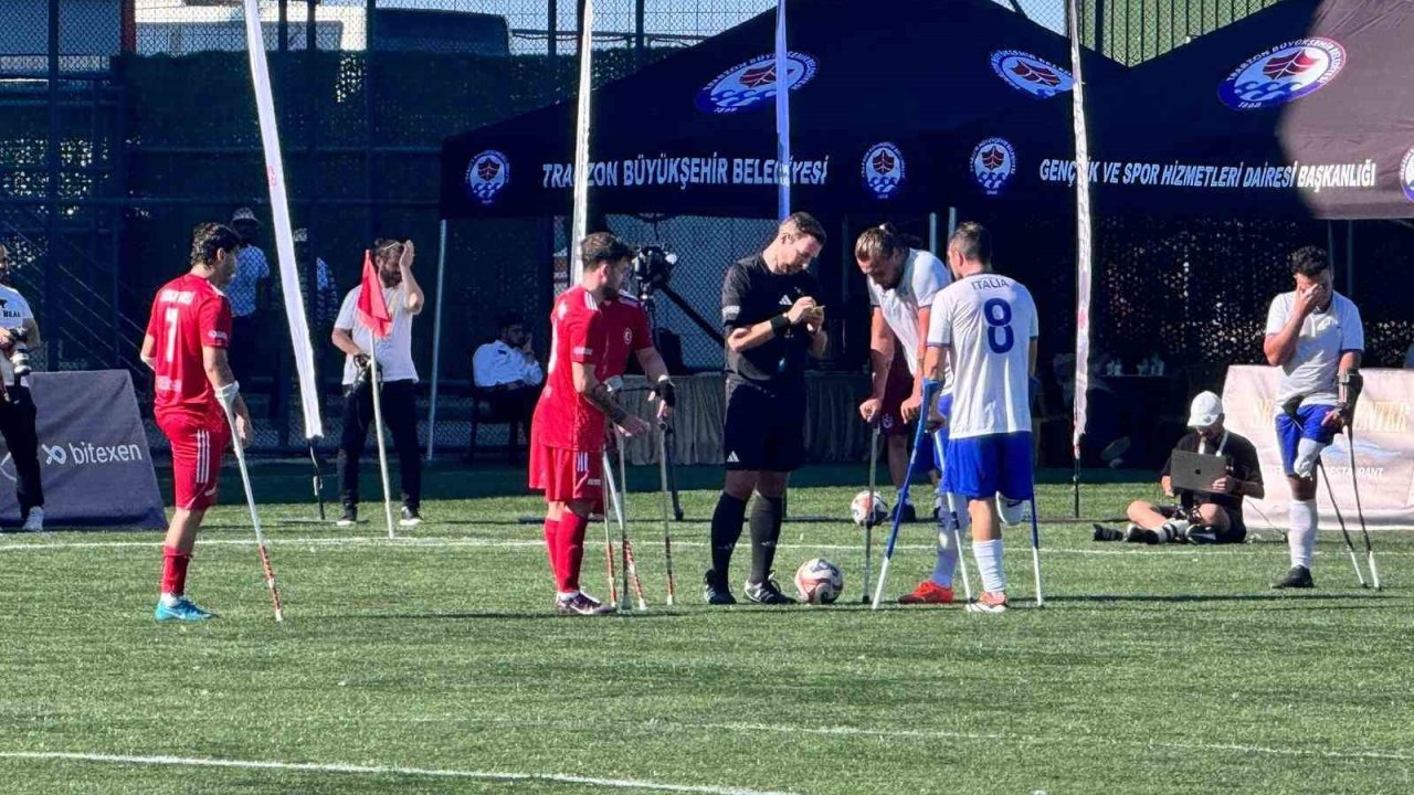 Ampute Futbol Milli Takımı, İtalya’yı 5-0 mağlup etti