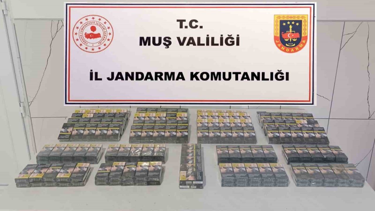 Muş’ta kaçak sigara operasyonu