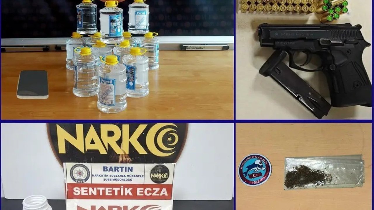 Bartın’da bir haftada araması bulunan 6 kişi  yakalandı