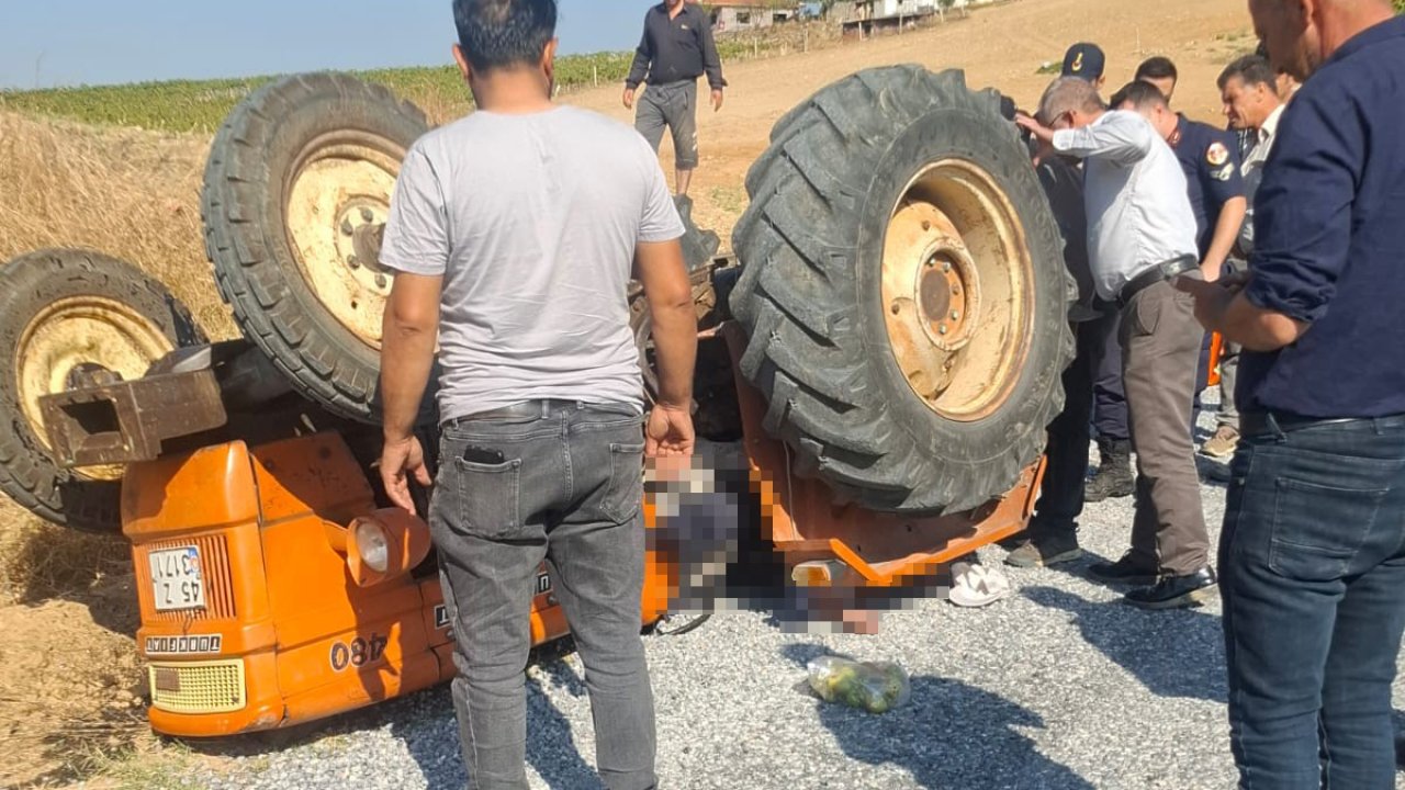 Alaşehir’de traktör kazası: 1 ölü