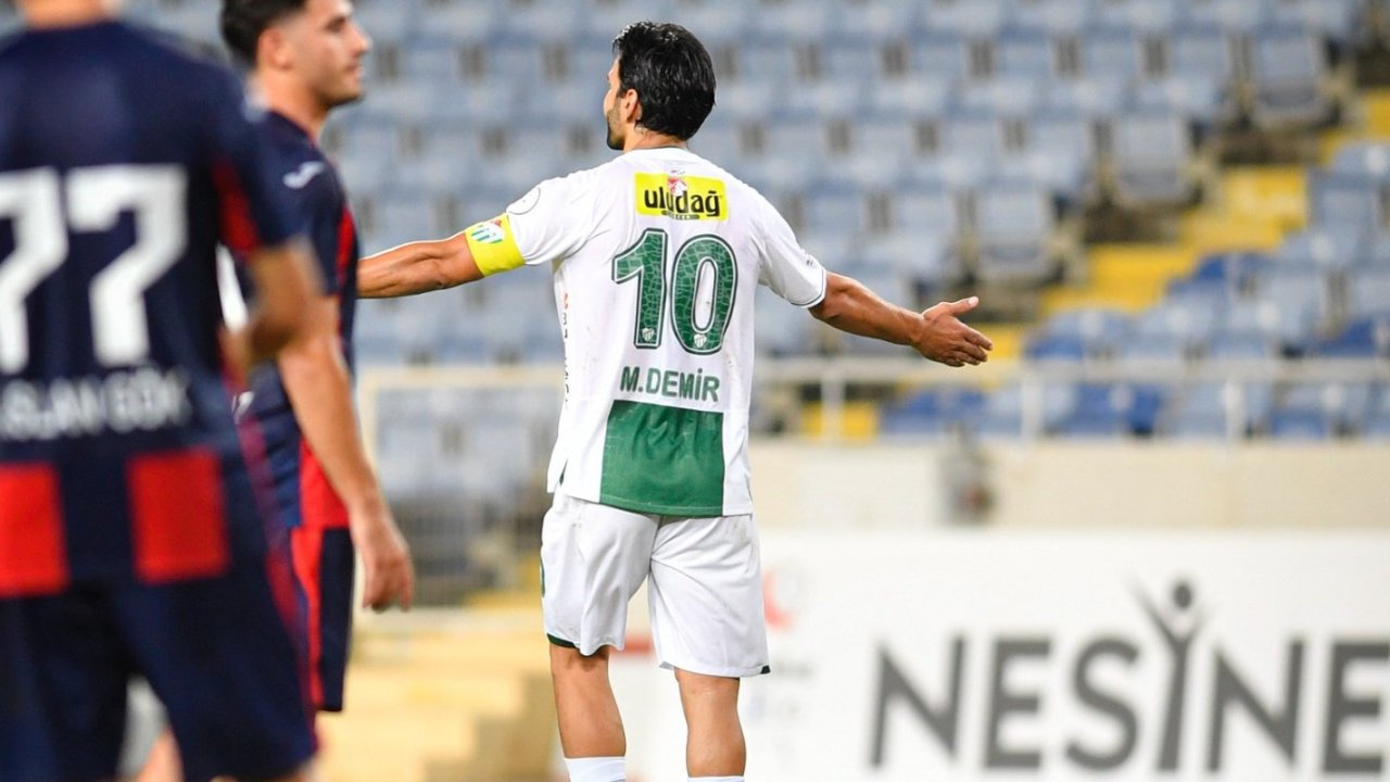 Bursaspor Teknik Direktörü Çağlayan’dan Muhammet Demir açıklaması