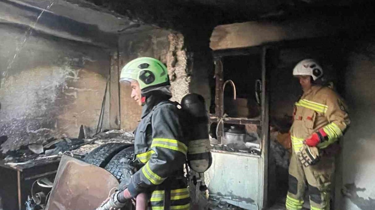 Antakya’da müstakil evde yangın çıktı