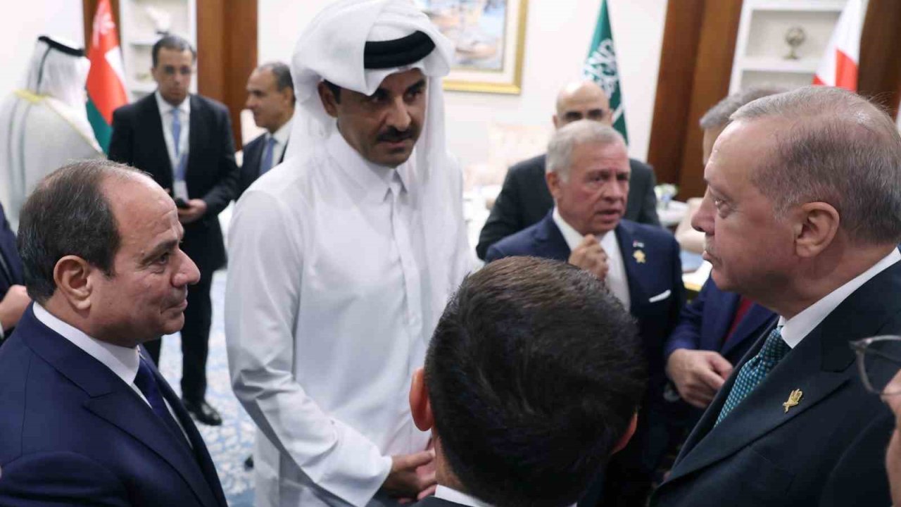 Cumhurbaşkanı Erdoğan, Katar Emiri El Sani ile görüştü