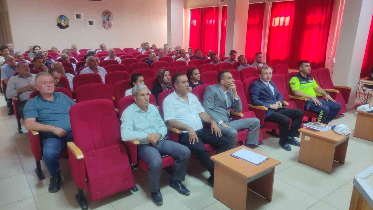 Karacasu’da okul servisi eğitimi