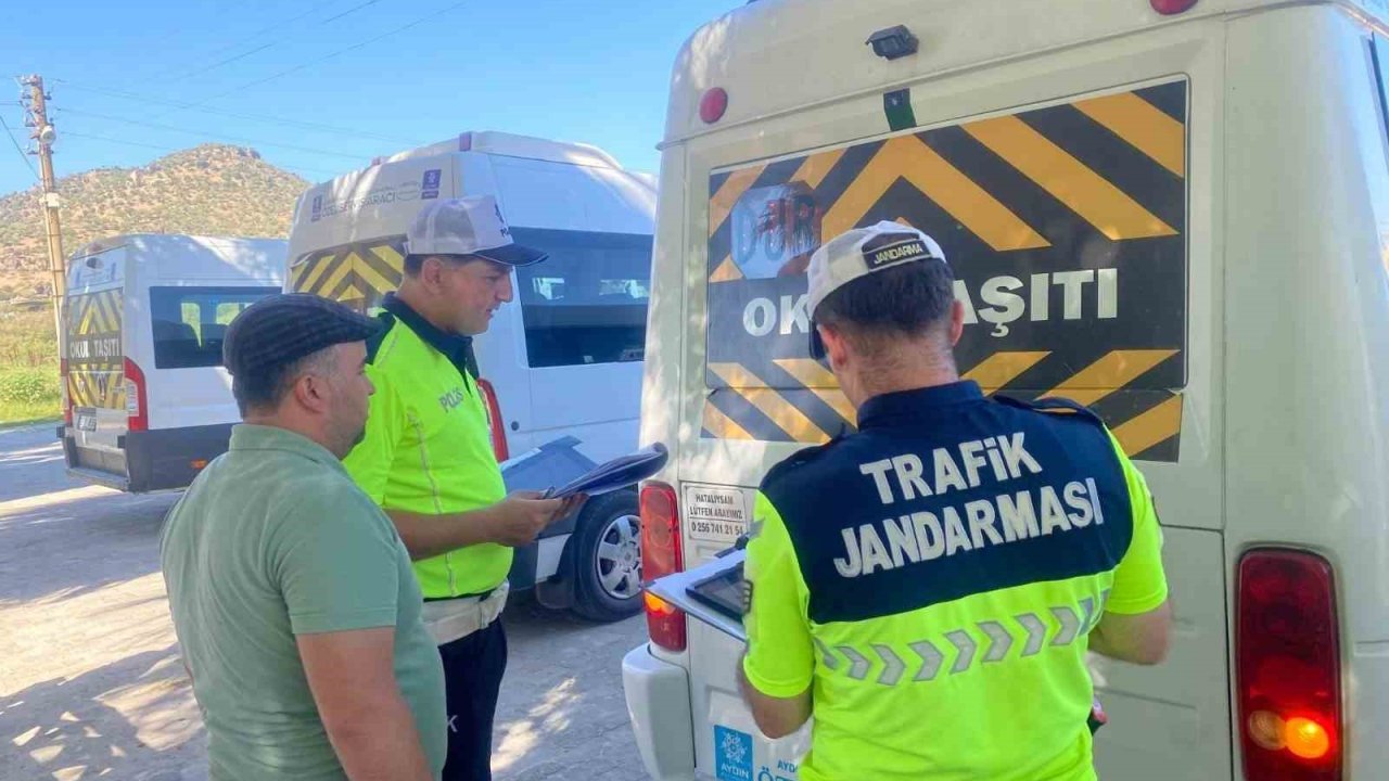 Karpuzlu’da okul servislerine sıkı denetim