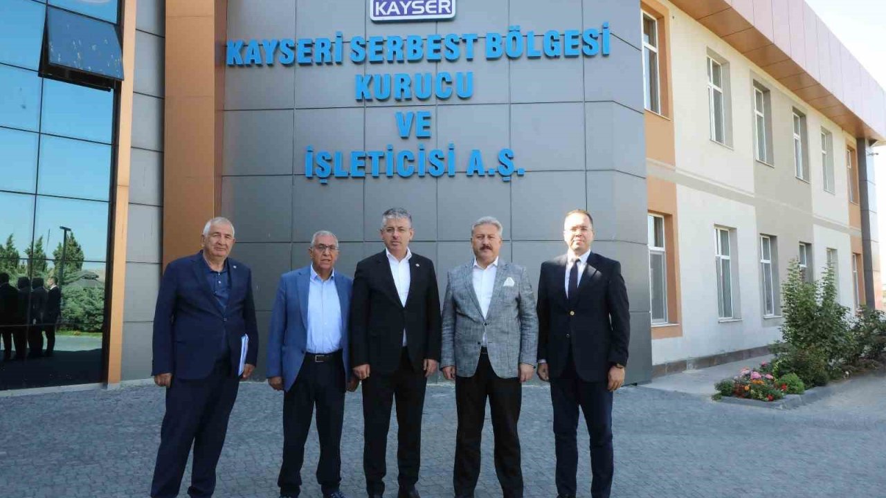 AK Partili Çopuroğlu’ndan Kayseri Serbest Bölge’ye ziyaret