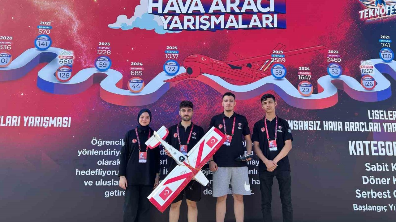 Bursa ekibi insansız hava yarışında 6.oldu