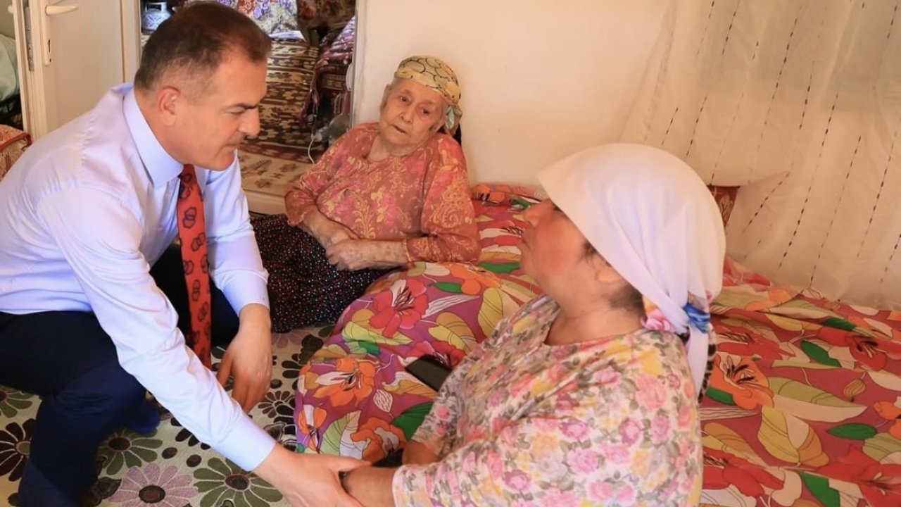 Vali Akbıyık, azmiyle ilham veren Burnak’ı yalnız bırakmadı