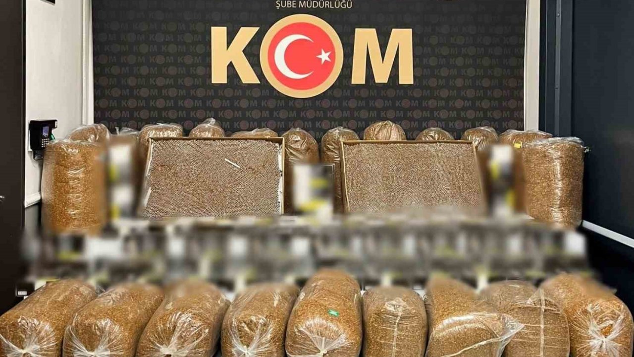Polis 60 bin adet makaron ele geçirdi