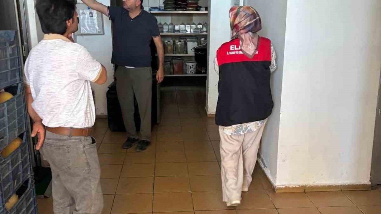 Arıcakta gıda üretim yerlerine  denetim