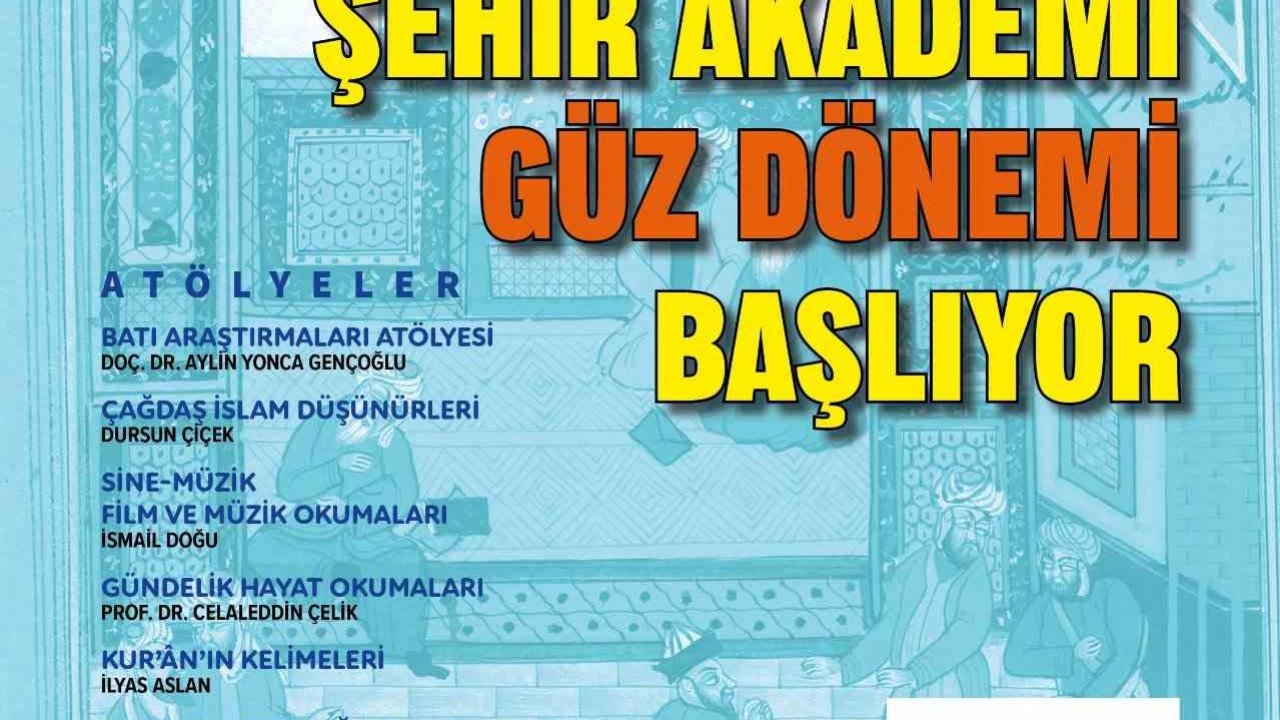 BÜSAM Şehir Akademi 2025 güz dönemi başlıyor