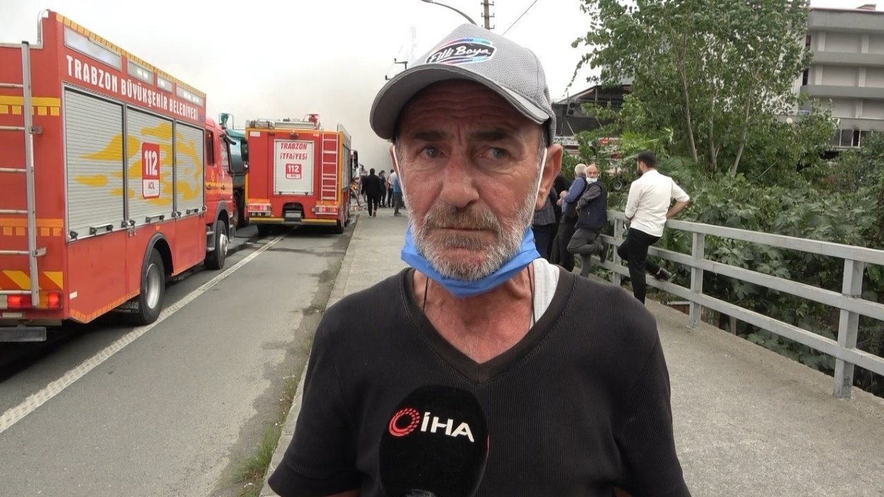 Trabzon’da AVM yangının ilk çıktığı andaki görgü tanığı: "Sanki savaşta bomba atılır gibi patlama sesi duydum"
