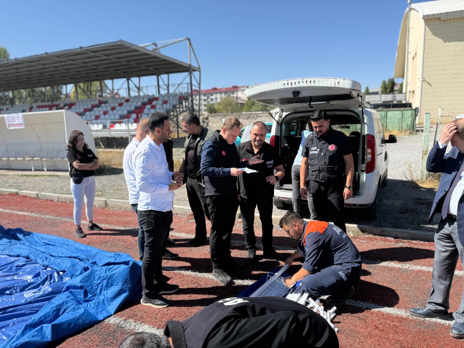 Bölgesel AFAD tatbikatına Kars'ta katıldı