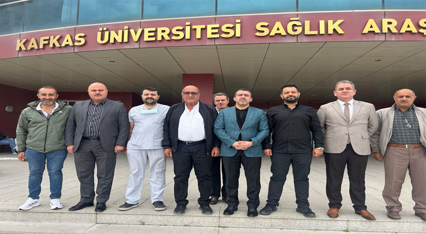 Milletvekili Çalkın’dan Kafkas Üniversitesi Hastanesi yönetimine Ziyaret