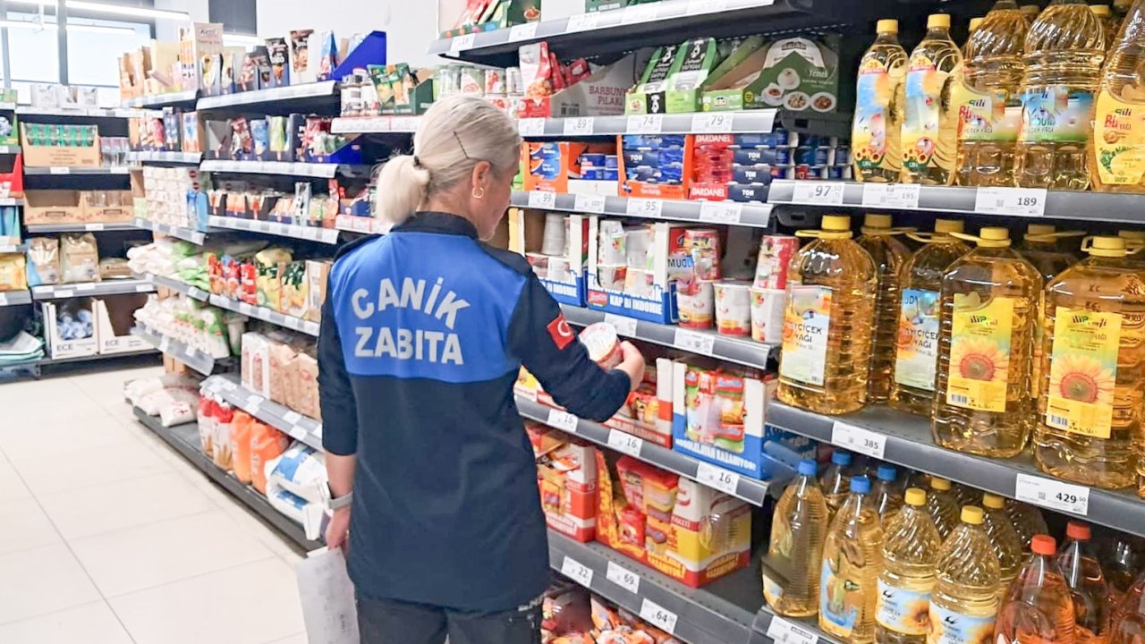 Canik’te market ve işletmelere denetim