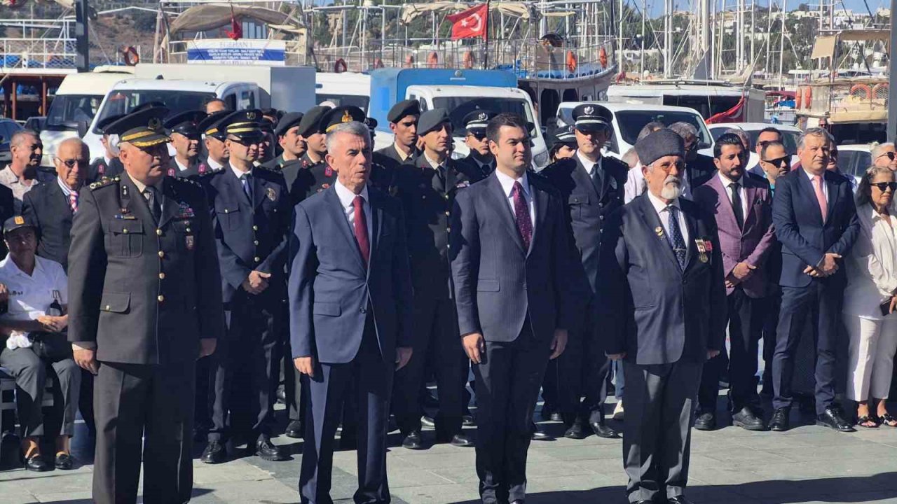 Gaziler Günü Bodrum’da tören ve ziyaretlerle kutlandı