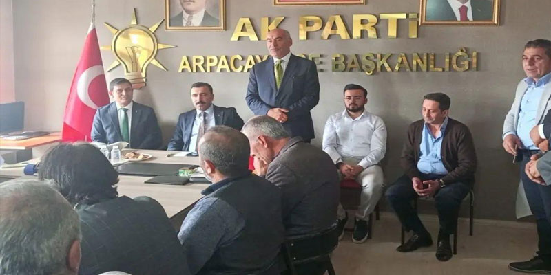 AK Parti Arpaçay İlçe Başkanlığı’nda Devir Teslim Töreni Gerçekleşti