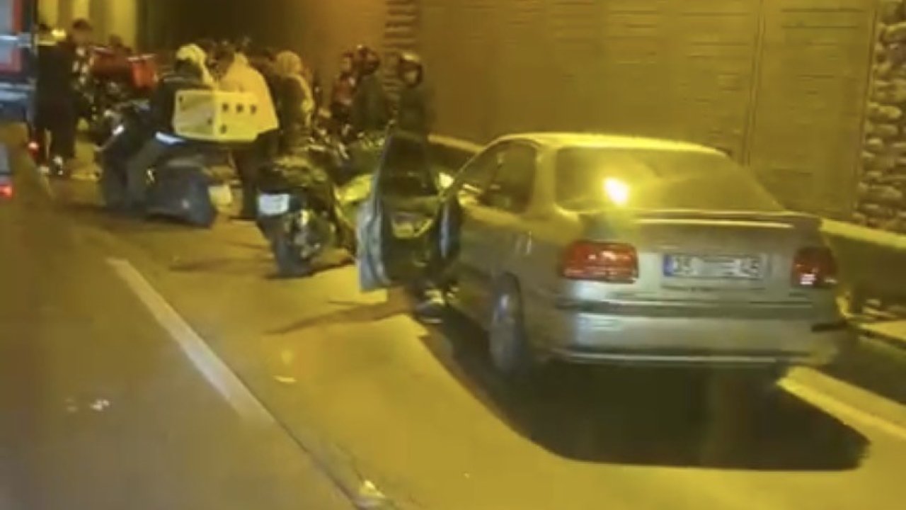 Motosiklet ve otomobil çarpıştı: 1 yaralı