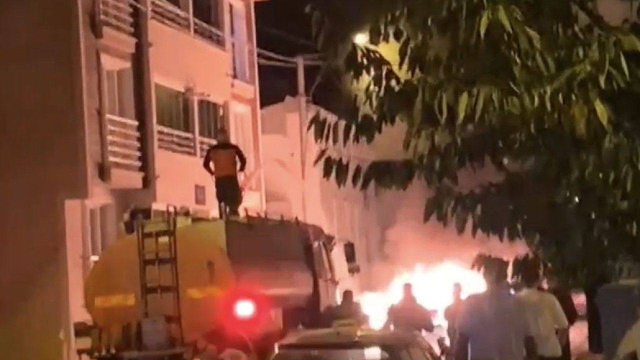 Babaeski’de otomobil yangını korkuttu
