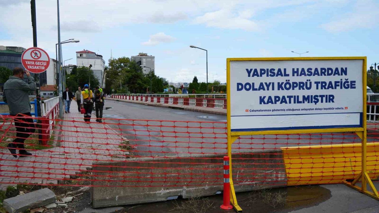 Samsun’da köprü kapatıldı: "Ayaklarda korozyon var"
