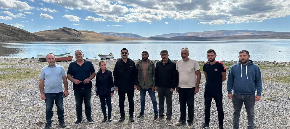 Kars ''Aygır Gölünde'' İncelemelerde Bulunuldu