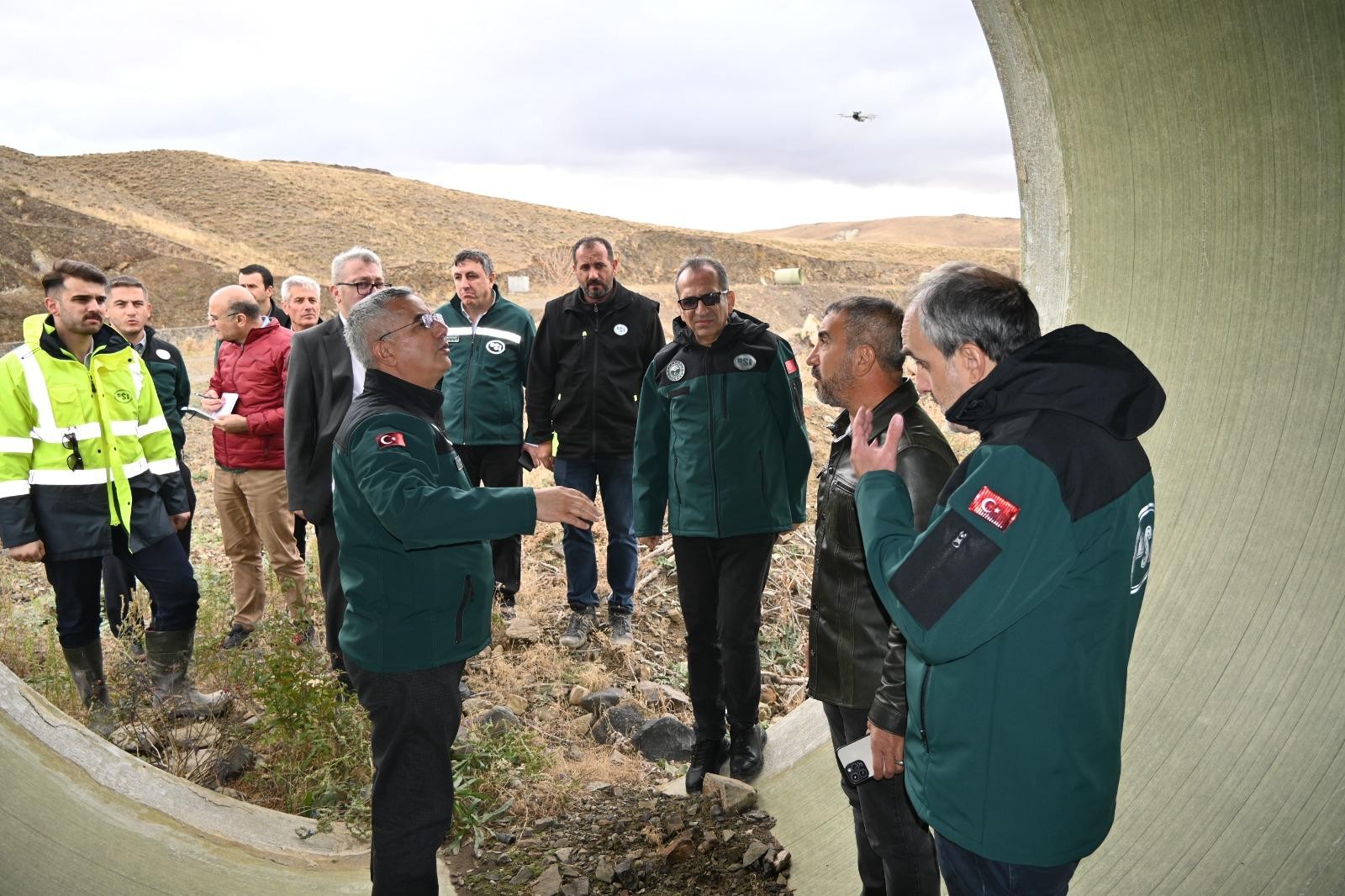 Kars Barajı Sulaması İletim Hattı’nda İnceleme