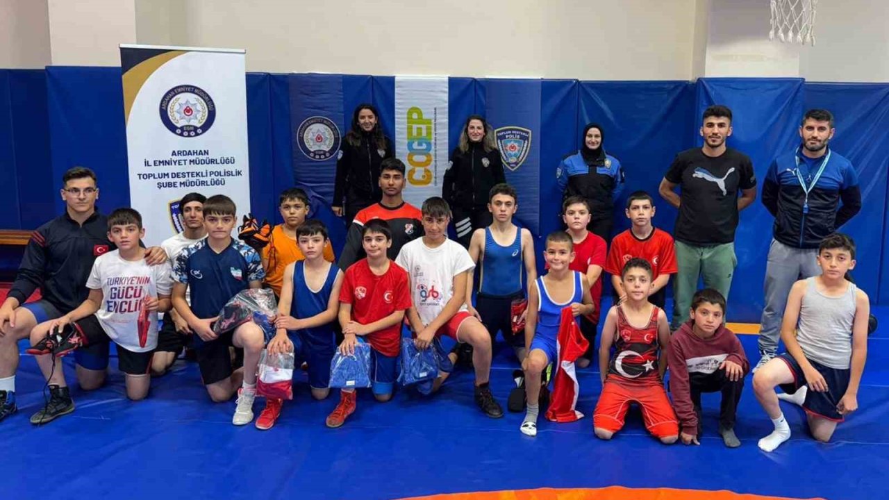 ÇOGEP Projesi kapsamında "Güreş Kursu" açıldı