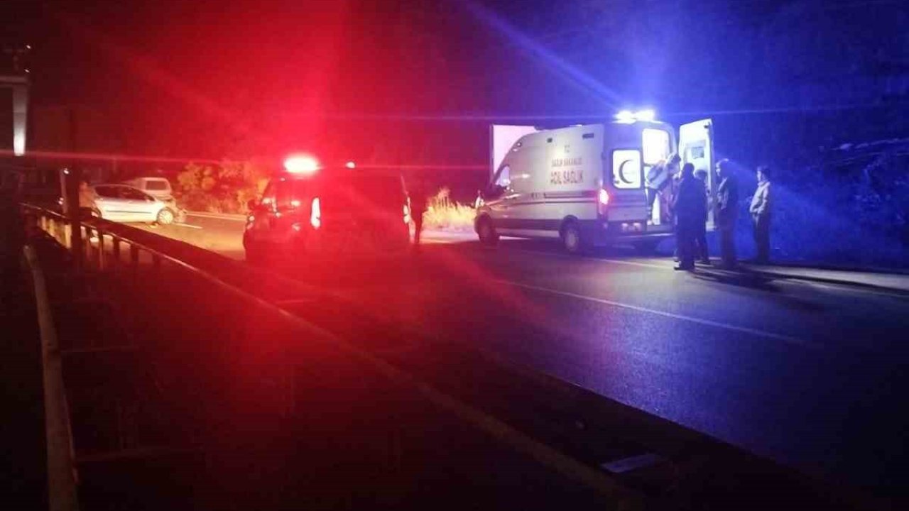 Zonguldak’ta iki otomobilin çarpıştığı kazada 2 kişi yaralandı