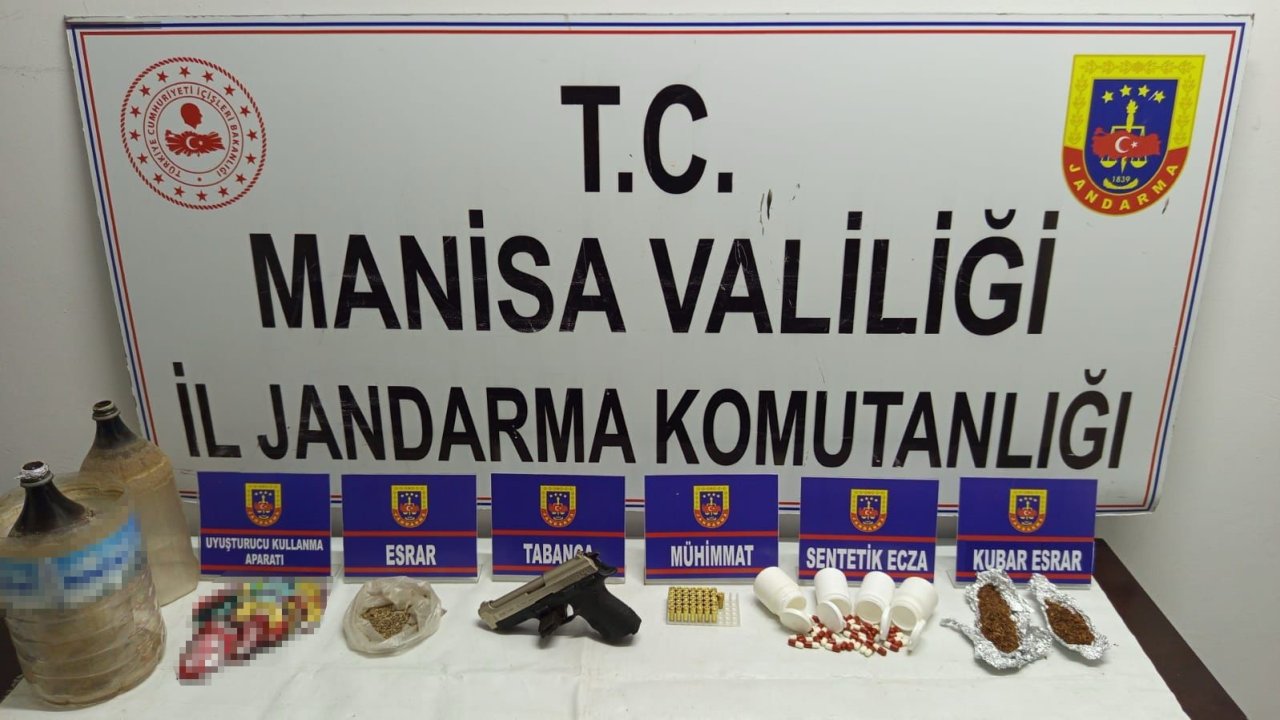 Manisa’da uyuşturucu operasyonu: 2 gözaltı
