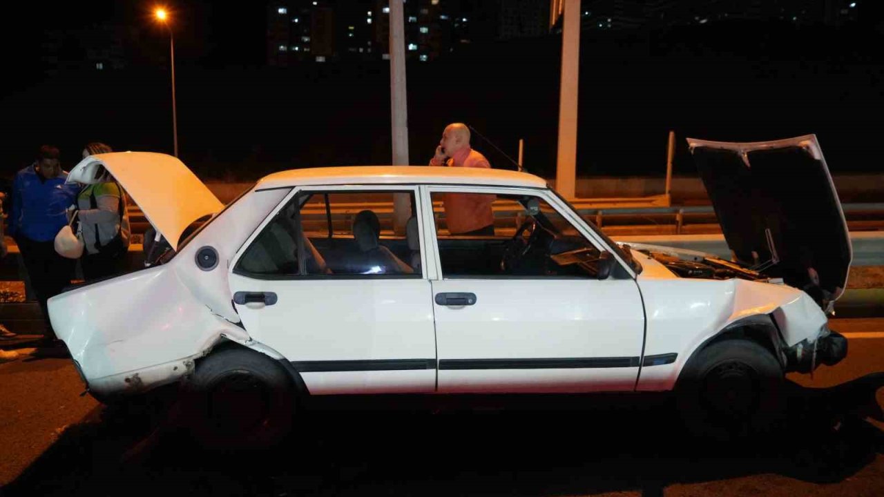 Kırıkkale’de zincirleme trafik kazası: 1 yaralı