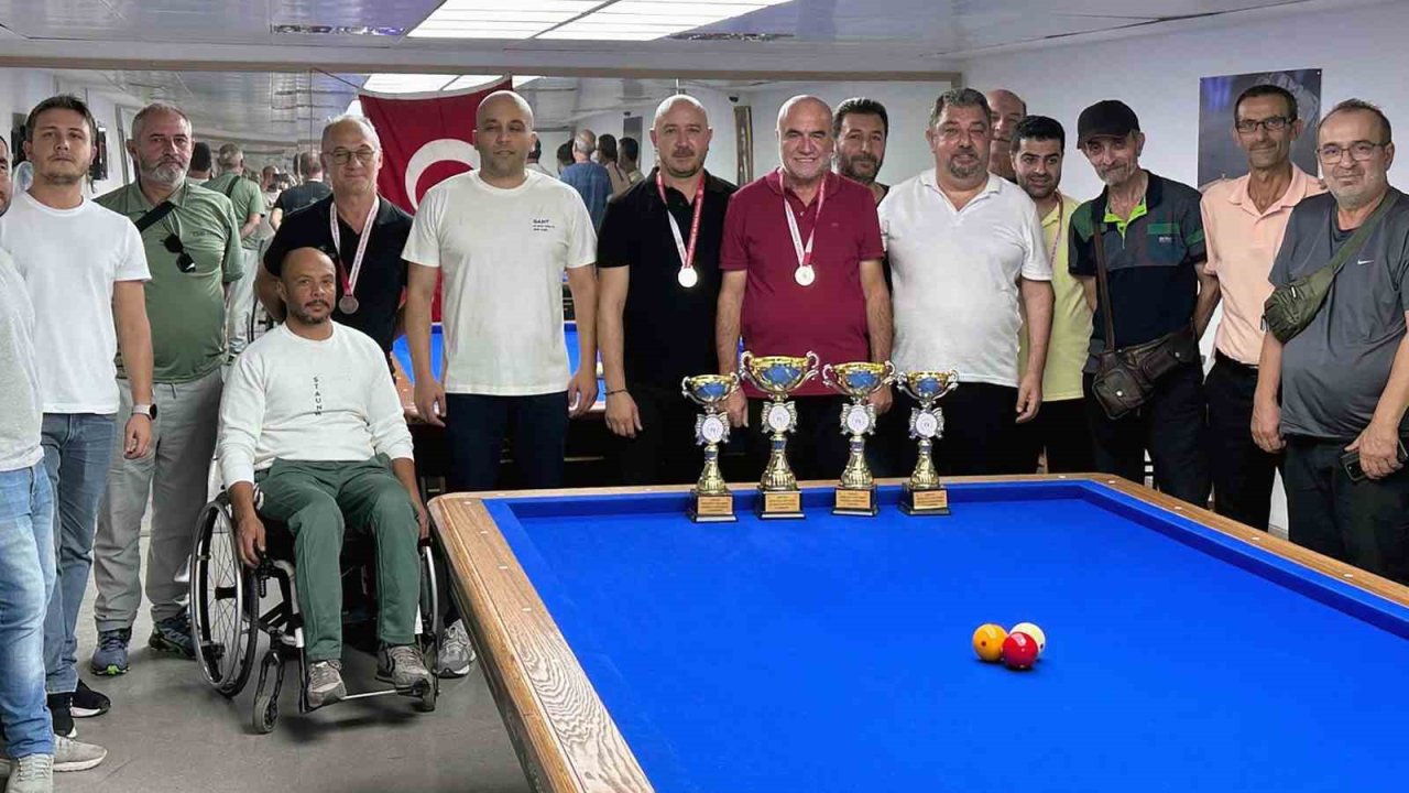 Bilardo Muğla il birinciliği şampiyonası nefes kesti