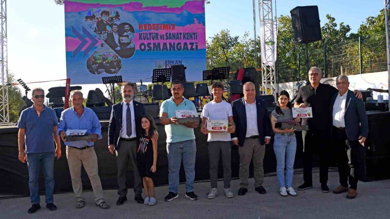 En kaliteli üzümler Osmangazi’de yarıştı