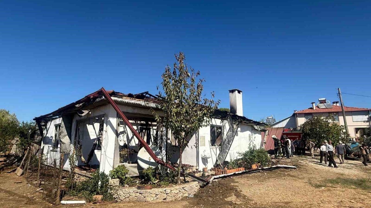 Ula’daki yangında 3 hayvan telef oldu