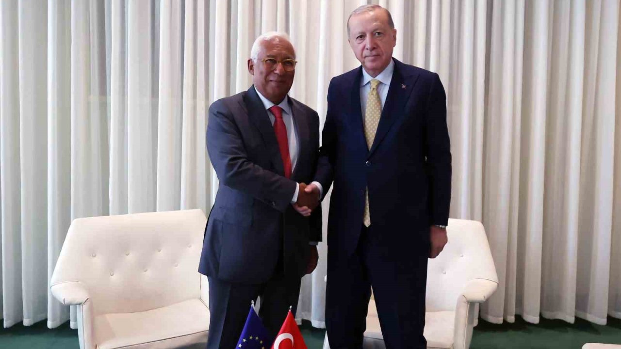 Cumhurbaşkanı Erdoğan, AB Konseyi Başkanı Costa’yı kabul etti