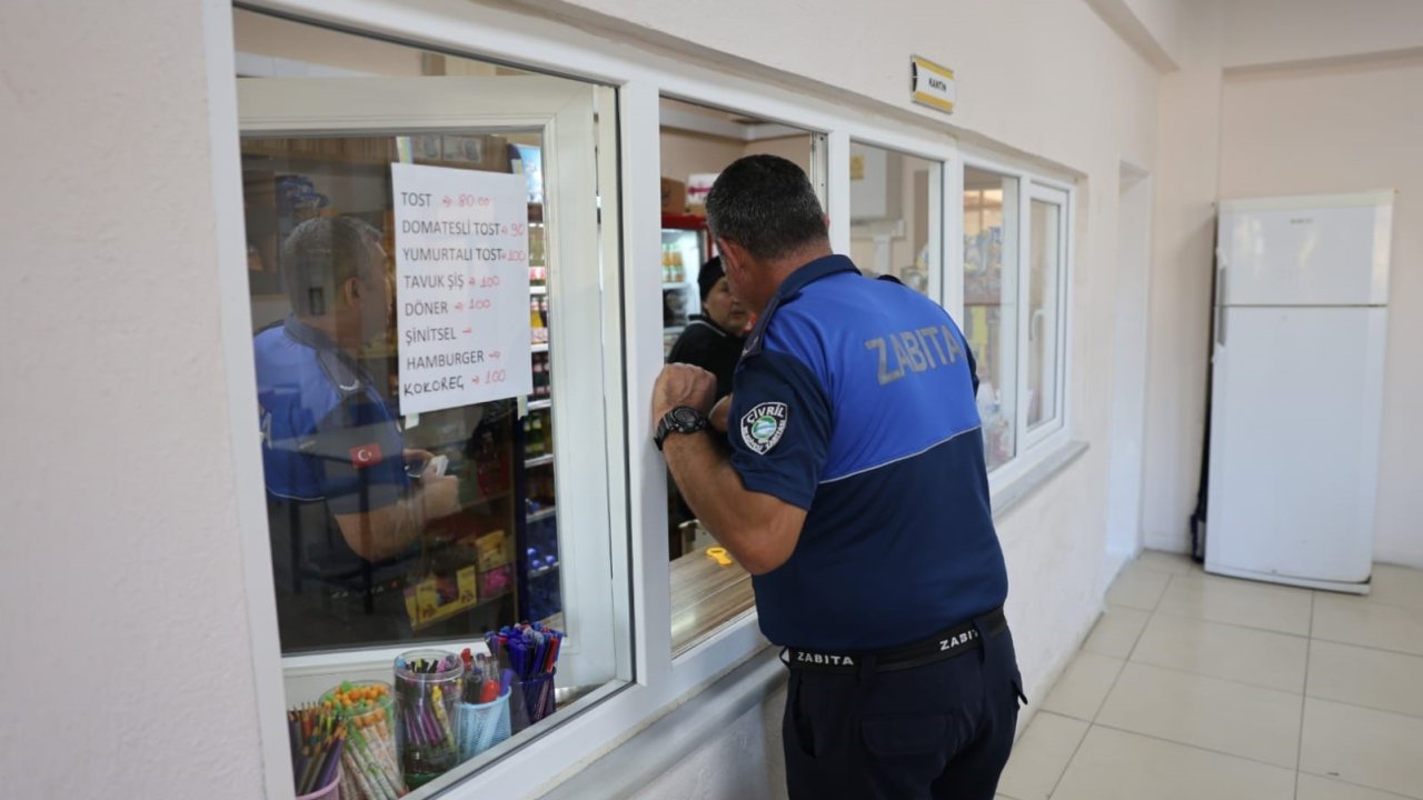 Çivril Belediyesi öğrencilerin sağlığını korumak için kantin denetimlerini sürdürüyor