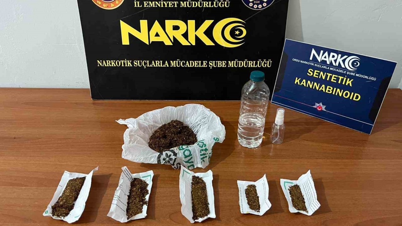 Ordu’da uyuşturucu operasyonlarında 2 tutuklama