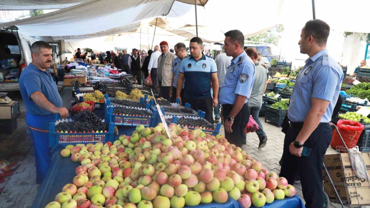 Battalgazi’de pazar yerlerinde hassas denetim