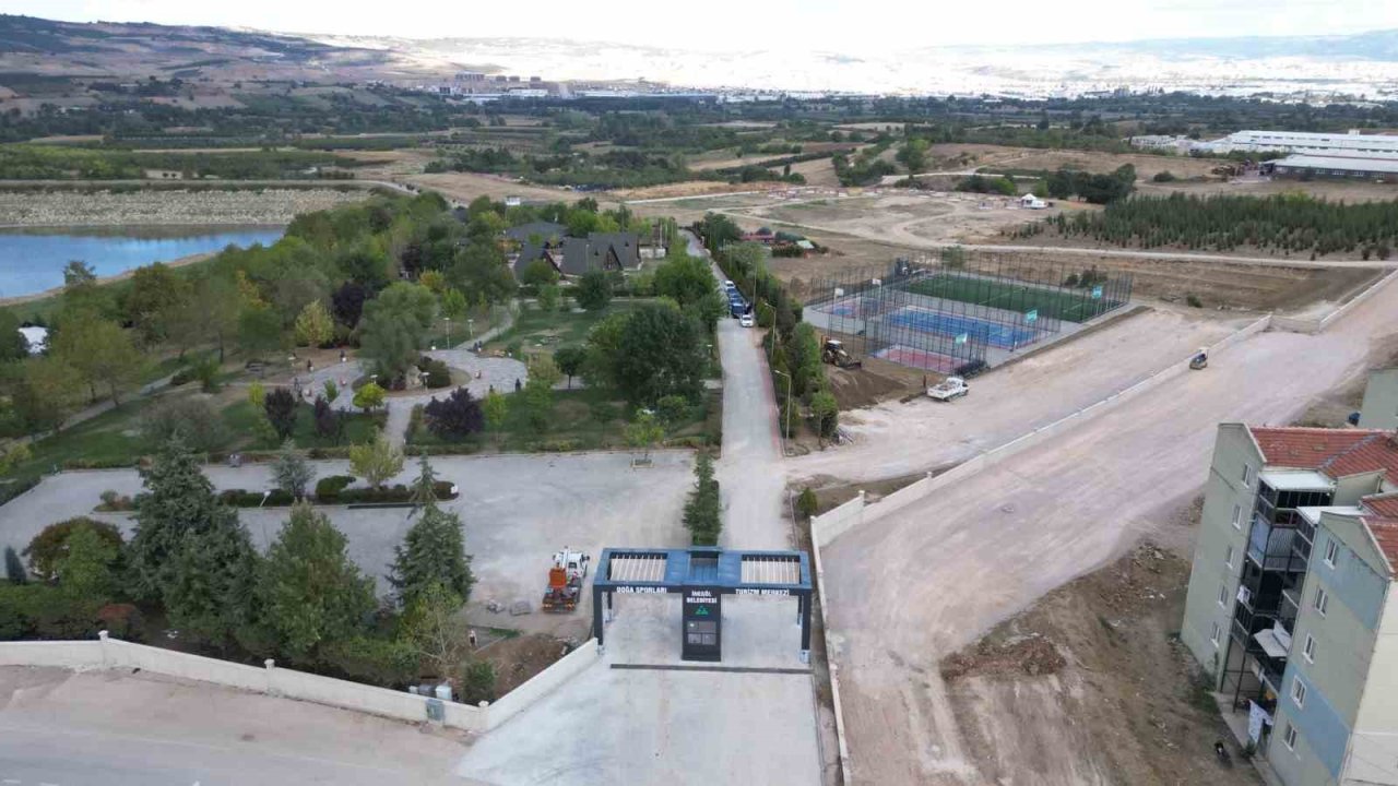 İnegöl’de doğanın kalbinde yeni spor ve kamp merkezi yükseliyor