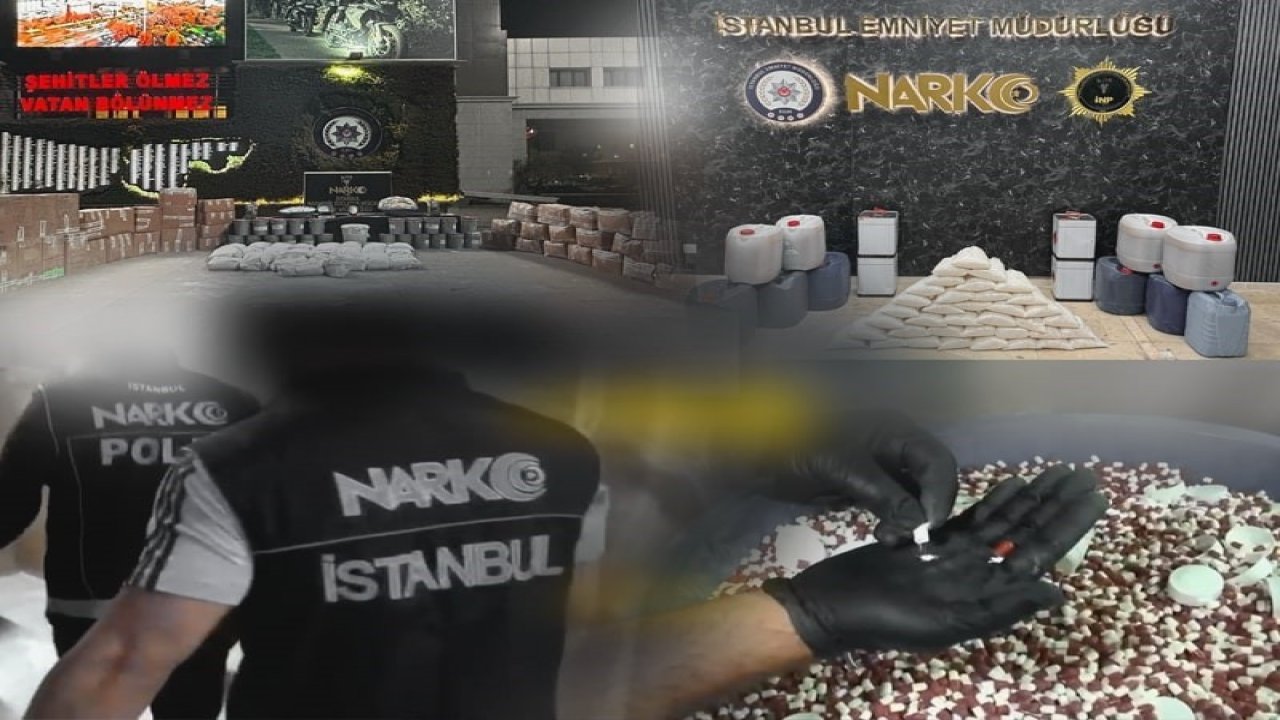 Bakan Yerlikaya: "366,5 kilogram uyuşturucu madde ile 1 milyon 572 bin adet uyuşturucu hap ele geçirdik"