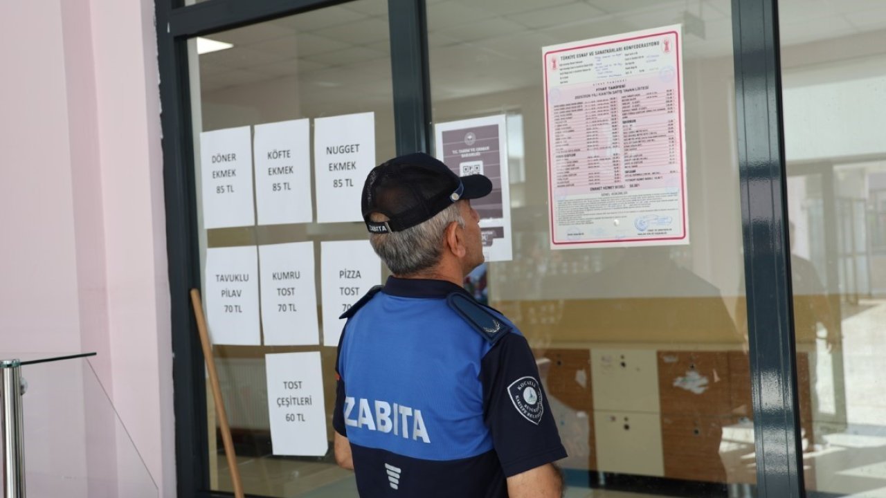 Kartepe’de okul kantinlerine hijyen ve gıda güvenliği denetimi