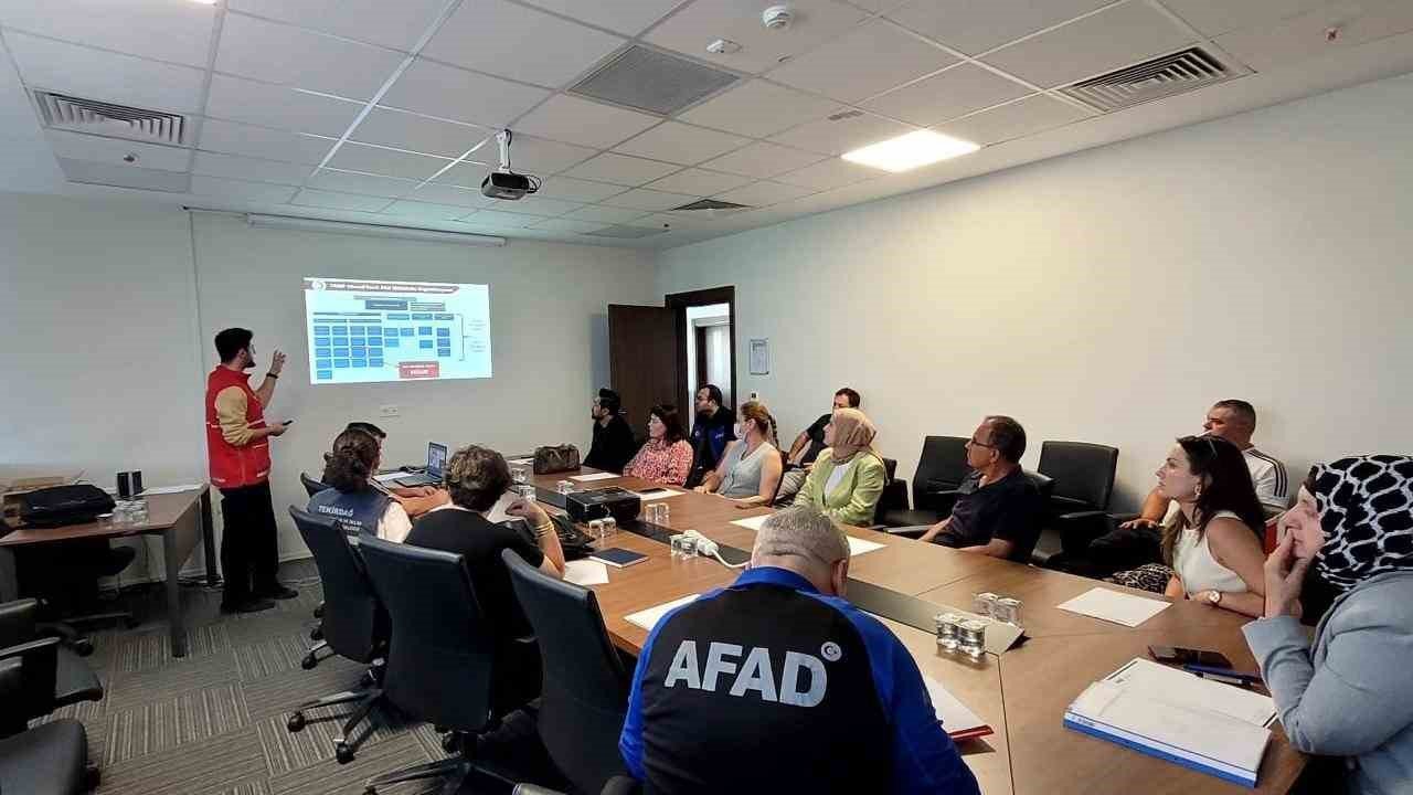 Tekirdağ’da Afet Beslenme Grubu bilgilendirme toplantısı yapıldı