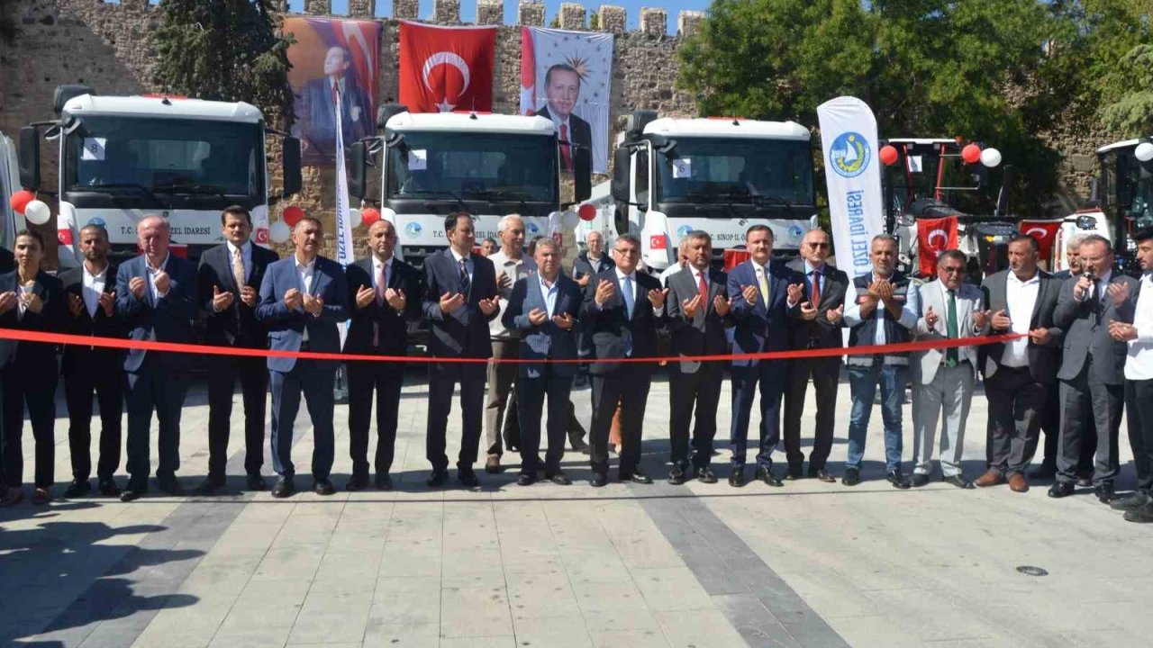 Sinop’a 12 yeni iş makinesi kazandırıldı