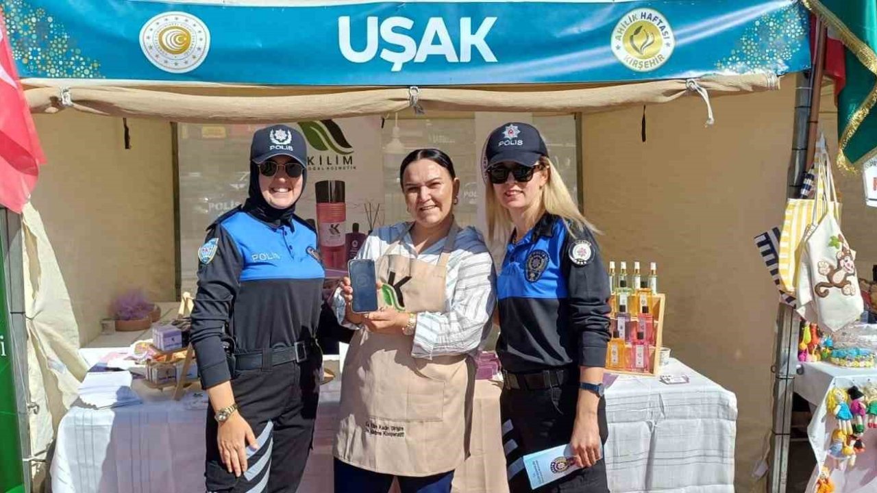 Kırşehir Emniyeti’nden kadın kooperatiflerine KADES tanıtımı