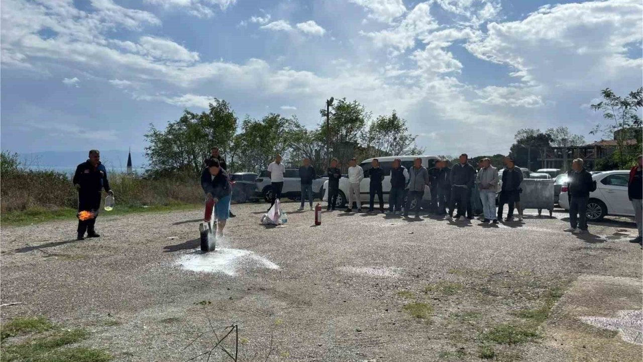 Sinop’ta yangın güvenliği eğitimi